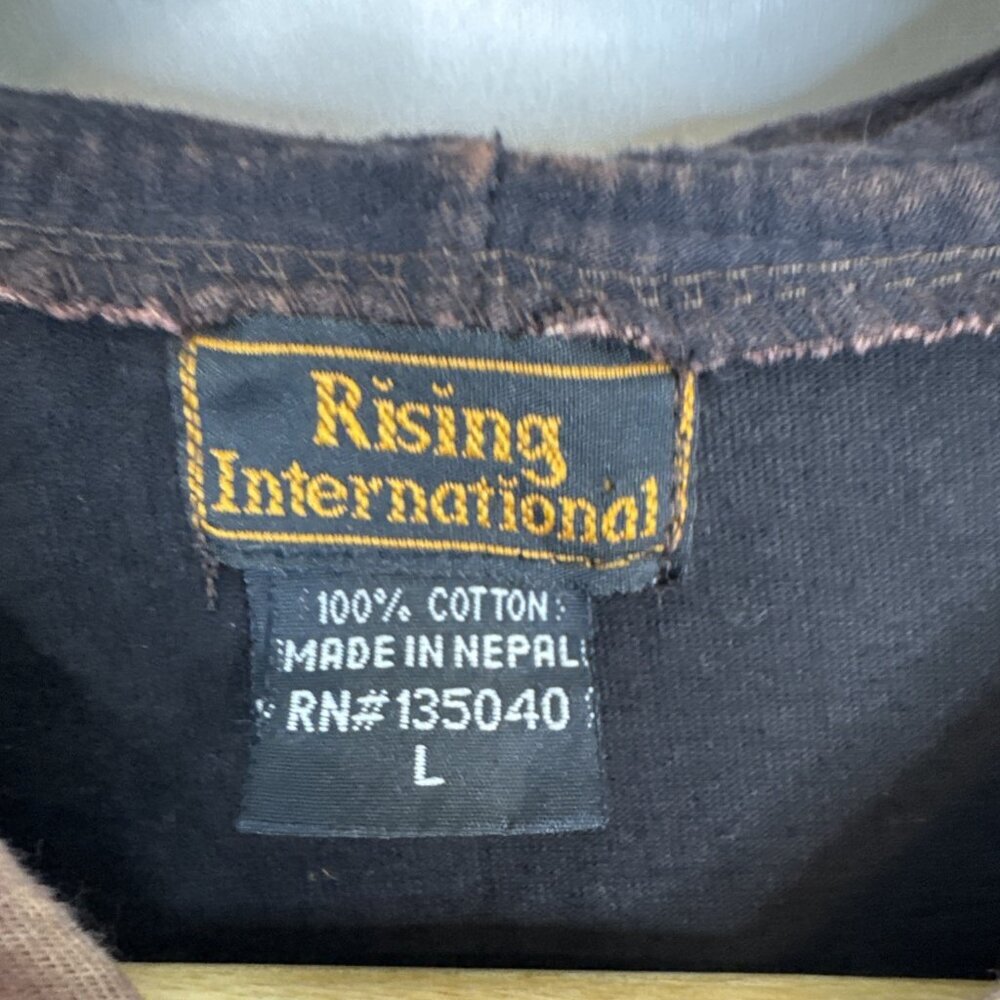 Rising International Boho Patchwork Zip Hoodie Ja… - image 5